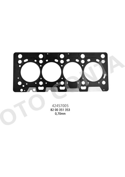 42457005 - Silindir Kapak Contası Clıo Iı-Iıı-Iv Megane Iı-Iıı Kangoo 04 Fluence 09 Duster 10 Qashqaı 06 13 Mıcra Iıı 05 Suzukı Jımny 03 1.5 Dcı 8200360571 0.70MM Kalın