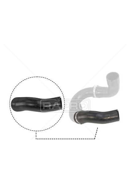 R11535 - Turbo Hortumu Düz Fıat Doblo Iı 09 1.6 Mjtd-2.0 Mjtd