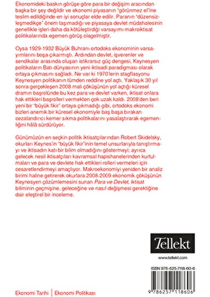 Para ve Devlet - Robert Skidelsky fırsatları