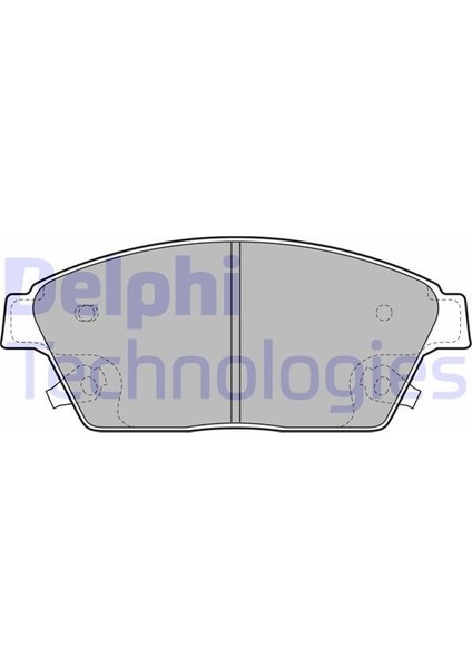 Delphı LP2170 - Ön Fren Balatası Astra J 10 Mokka 13 Zafıra C 11 Cruze 09 Trax 11 16 Inç 300MM