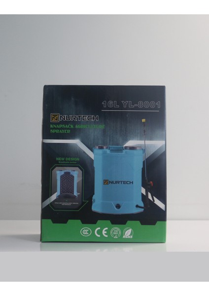 16 Litre Akülü Şarjlı Sırt Ilaçlama Pompası YL-8001 indirimleri