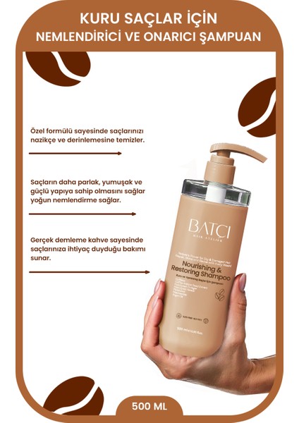 Kuru ve Yıpranmış Saçlar Için Nourishing & Restoring Keratin, Kolajen Içerikli Şampuan 500 ml fiyatları