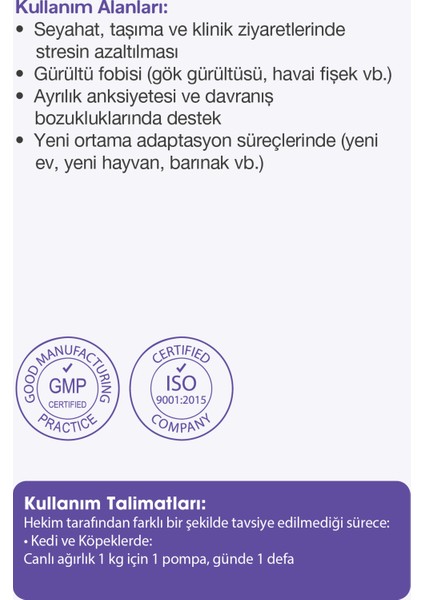 Calm Mix Kedi ve Köpek Sakinleştirmeye ve Stres Azaltmaya Yardımcı Sıvı indirimleri