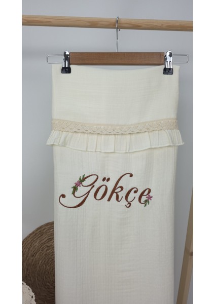 Müslin Yeni Doğan 4katlı Organik %100PAMUK Kişiye Özgü Nakışlı Hastane Çıkış Seti (Papatya Model-8) modelleri