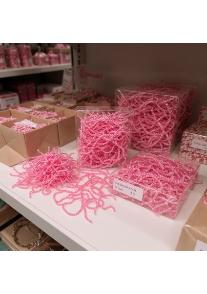 500 gr Zigzag Kağıt , Kırpık Kağıt , Kırpıntı Kağıt * Pembe