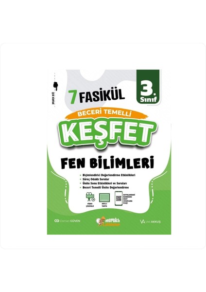 3.sınıf Beceri Temelli Fen Bilimleri 7 Fasikül (Keşfet)