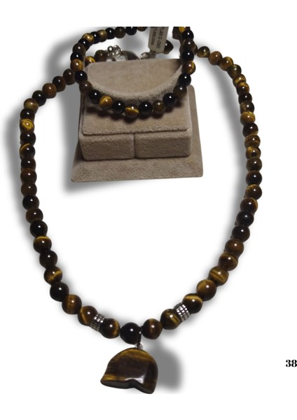 Reina Del Corazen Doğal Kaplan Gözü Taşı Antik Kolye ve Bileklik– Otantik Tasarım, Tarihî Koruyucu Tılsım, Cesaret ve Özgüven Veren Takı Kolye Bileklik fırsatları