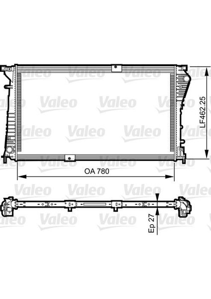 734931 - Radyatör Vıvaro 06 Trafıc II06 2.5cdtı G9U.6.30 Ac Klimasız Mek 780×462.25X27