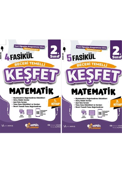 2.sınıf Beceri Temelli Matematik(1-2) 9 Fasikül Keşfet(2'li Set)
