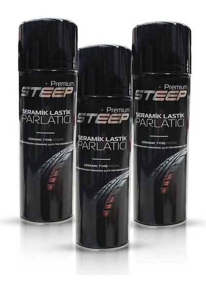 Seramik Lastik & Tampon Parlatıcı Sprey 3 Adet 500ML modelleri