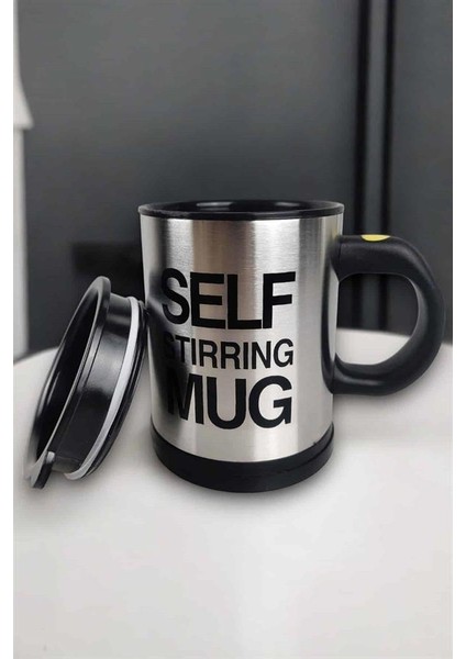Allzey Yazılı Mug Kupa Karıştırıcı Özelliği ve Paslanmaz Çelik modelleri