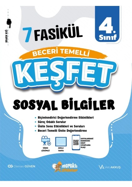 4.sınıf Beceri Temelli Sosyal Bilgiler 7 Fasikül(Keşfet)