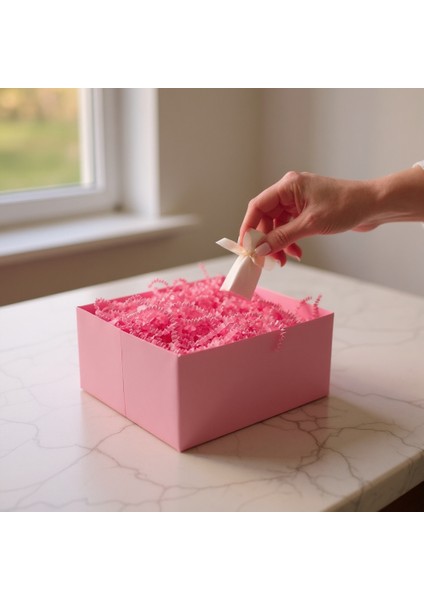 1 kg Zigzag Kırpık Kağıt , Kırpıntı Kağıt * Pembe modelleri