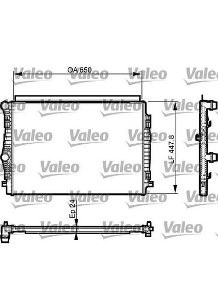735559 - Radyatör Golf 7/ A3