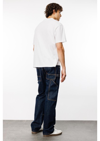Normal Bel Erkek Denim Pantolon DT10392_MONTERO Cargo Fit
