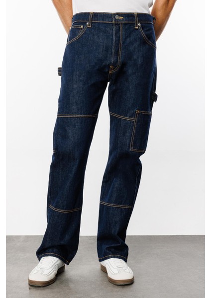 Normal Bel Erkek Denim Pantolon DT10392_MONTERO Cargo Fit