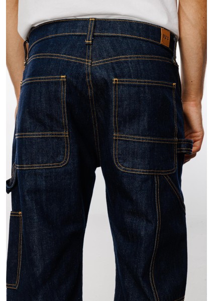 Normal Bel Erkek Denim Pantolon DT10392_MONTERO Cargo Fit