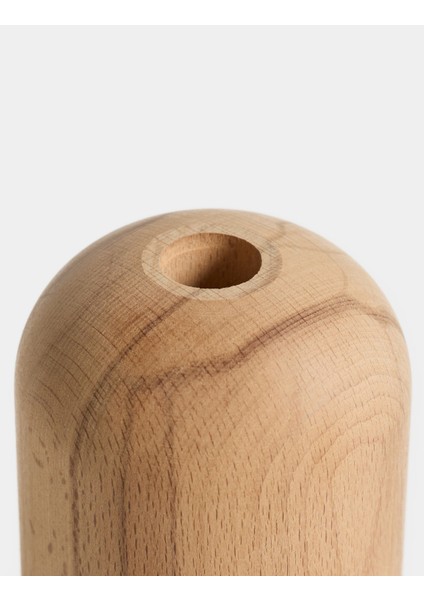 Ahşap Gövdeli Traverten Dekoratif Şamdan indirimleri