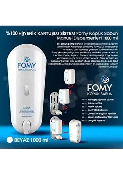 Hassas Cilt Temizlik Köpüğü 1000 ml pH 5.5 ile Ciltle Uyumlu Yumuşak Formül fırsatları