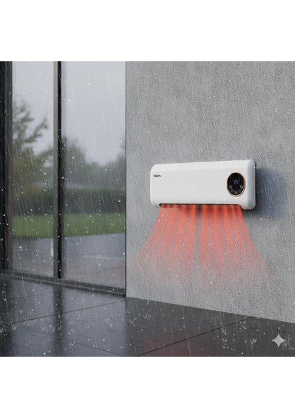 Inova Çift Fonksiyonlu Duvar Tipi 2000W Turbo Fanlı Klimatik Isıtıcı/soğutucu