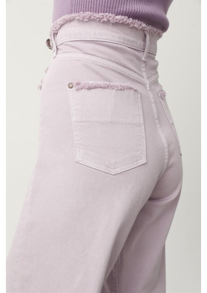 Denim Pantolon, 32, Lila