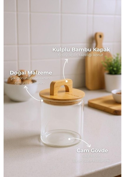 Ciri - Bambu Kapaklı Baharatlık 12 cm modelleri