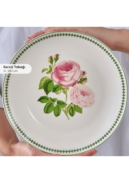 Forever Bone Rosalinda 26 Parça 6 Kişilik Kahvaltı Takımı