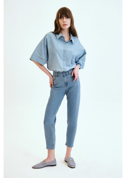 HOLLY Slim Ankle Fit Açık İndigo Kadın Jean Pantolon indirimleri