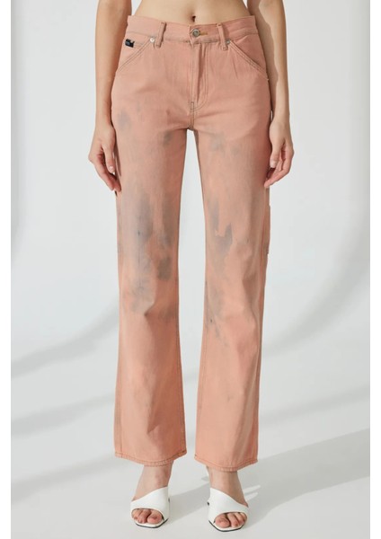 CARPENTER Straight Fit Tarçın Utility Kadın Jean Pantolon