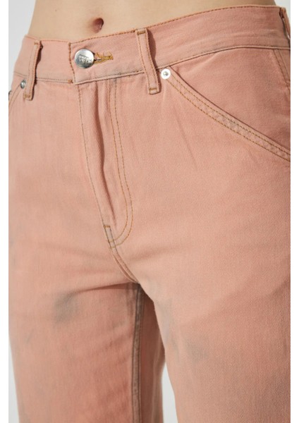 CARPENTER Straight Fit Tarçın Utility Kadın Jean Pantolon