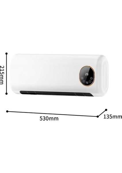 Inova Çift Fonksiyonlu Duvar Tipi 2000W Turbo Fanlı Klimatik Isıtıcı/soğutucu fırsatları