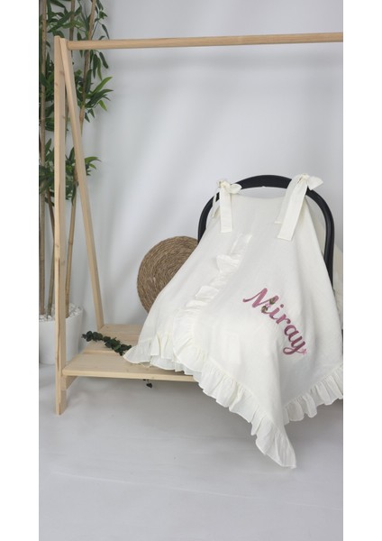 Müslin Yeni Doğan 4katlı Organik %100PAMUK Kişiye Özgü Nakışlı Hastane Çıkış Seti (Papatya Model-12) fiyatları