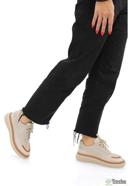 Mammimia Kadın Spor Tarz Ortopedik Hakiki Deri Düz Taban Mevsimlik Hafif Günlük Ayakkabı M26/KA115 modelleri