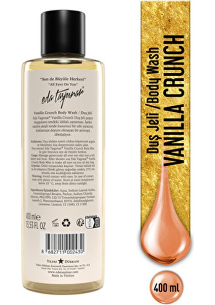 Duş Jeli Vanilla Crunch 400 ml Vanilya Kokusuyla Ferahlatıcı Etki fiyatları