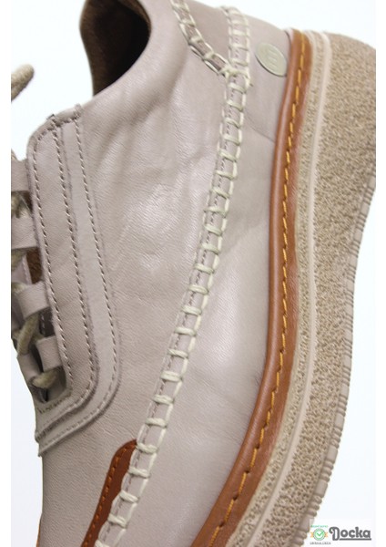 Mammimia Kadın Spor Tarz Ortopedik Hakiki Deri Düz Taban Mevsimlik Hafif Günlük Ayakkabı M26/KA115