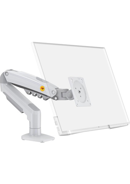 North Bayou Nb F80-XE Beyaz Tek Kol Amortisörlü Monitör Tutucu – 17"-30" Ekran