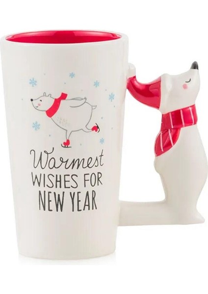 Yılbaşı Temalı Seramik Kupa 480 ml (W5) indirimleri