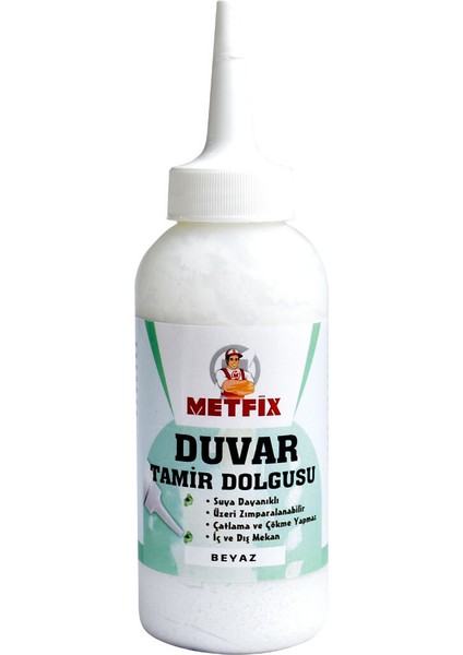 Metfıx Duvar Tamır Dolgusu 220 gr
