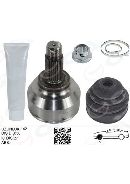 4499007K - Aks Kafası Dış Sağ/sol Bmw E46 Xd Xi 142MM