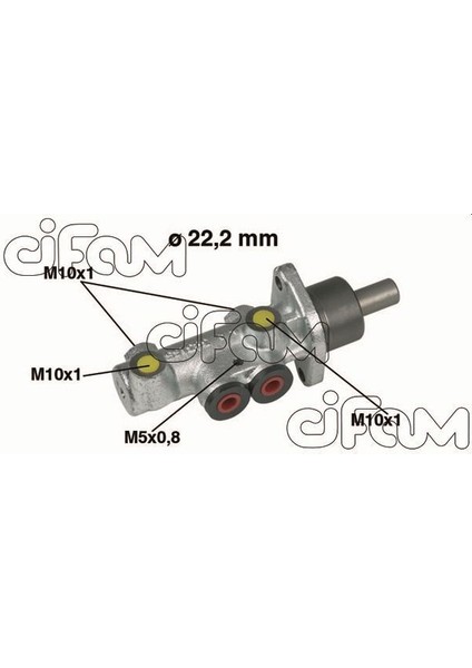 Cıfam 202353 - Fren Ana Merkezi Fıat Doblo 01 1.2 1.3 1.6 1.9d Abs Siz 22MM