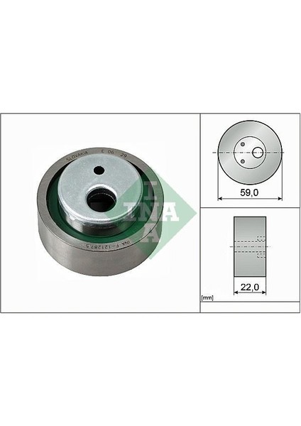 531003010 - Eksantrik Gergi Rulmanı Berlıngo 1.4-Saxo 1.4-1.6-P106 1.3-1.4-P206 1.4-P306 1.4-Partner 1.4 96-