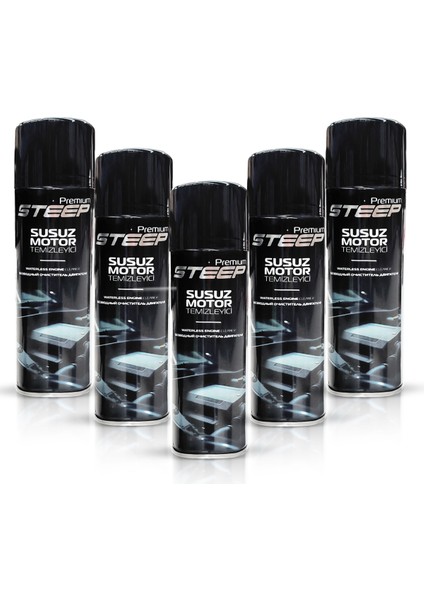 Susuz Motor Temizleyici & Parlatıcı Sprey 5 Adet 500 ml fırsatları