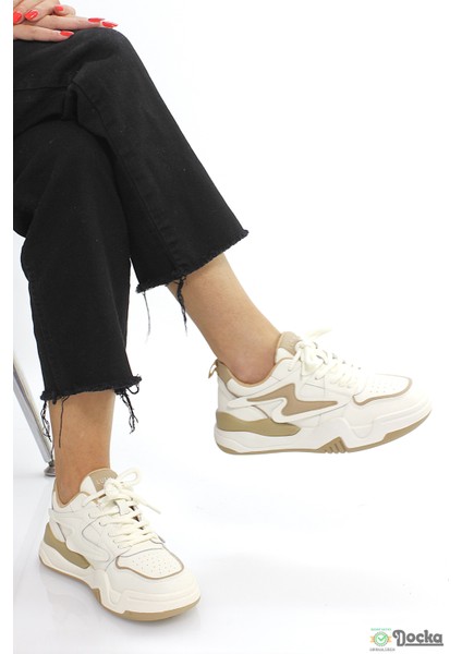 Kadın Hakiki Deri Mevsimlik Kalın Taban Sneaker Spor Ayakkabı 5KZ/S30051 indirimleri