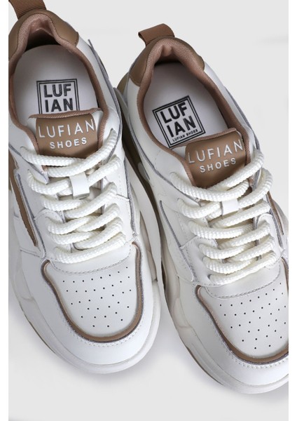 Kadın Hakiki Deri Mevsimlik Kalın Taban Sneaker Spor Ayakkabı 5KZ/S30051