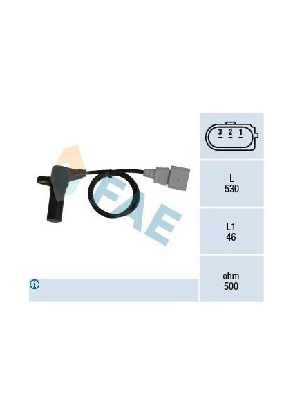 79063 - Krank Mil Sensörü Bora-Golf4-T5 1.9 Axc-Axb-Ajm-Axr-Auy-Asz