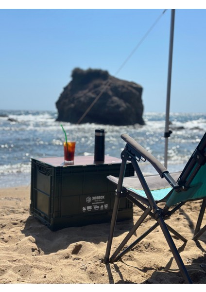 XF90AG / Folding Storage Box / Katlanır Saklama Kutusu / Haki 90 Lt modelleri