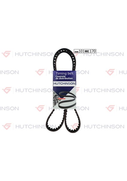 Hutchınson 101HTDP17 - Triger Kayışı 101×170 Cıtroen Ax Bx C15 1.4 Xsara 97-00 Saxo 96-04 Peugeot 106 206 306 1.4 Ct7