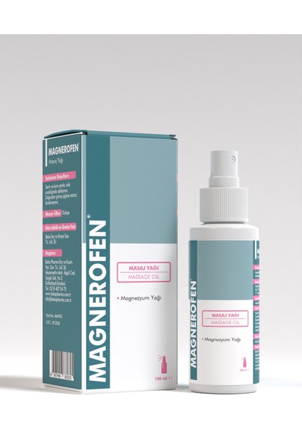 Magnezyum Masaj Yağı 100 ml