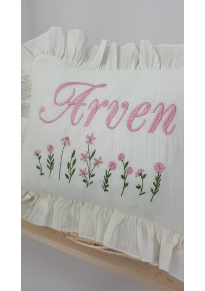 Müslin Yeni Doğan 4katlı Organik %100PAMUK Kişiye Özgü Nakışlı Hastane Çıkış Seti (Çoklu Papatya) modelleri