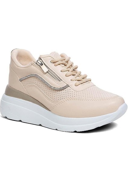 Zenne 207 Cilt Bej Beyaz Siyah Ortopedik Spor Ayakkabı fiyatları